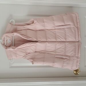 J.Jill Petite Down Light Pink Puffer Vest Size M
